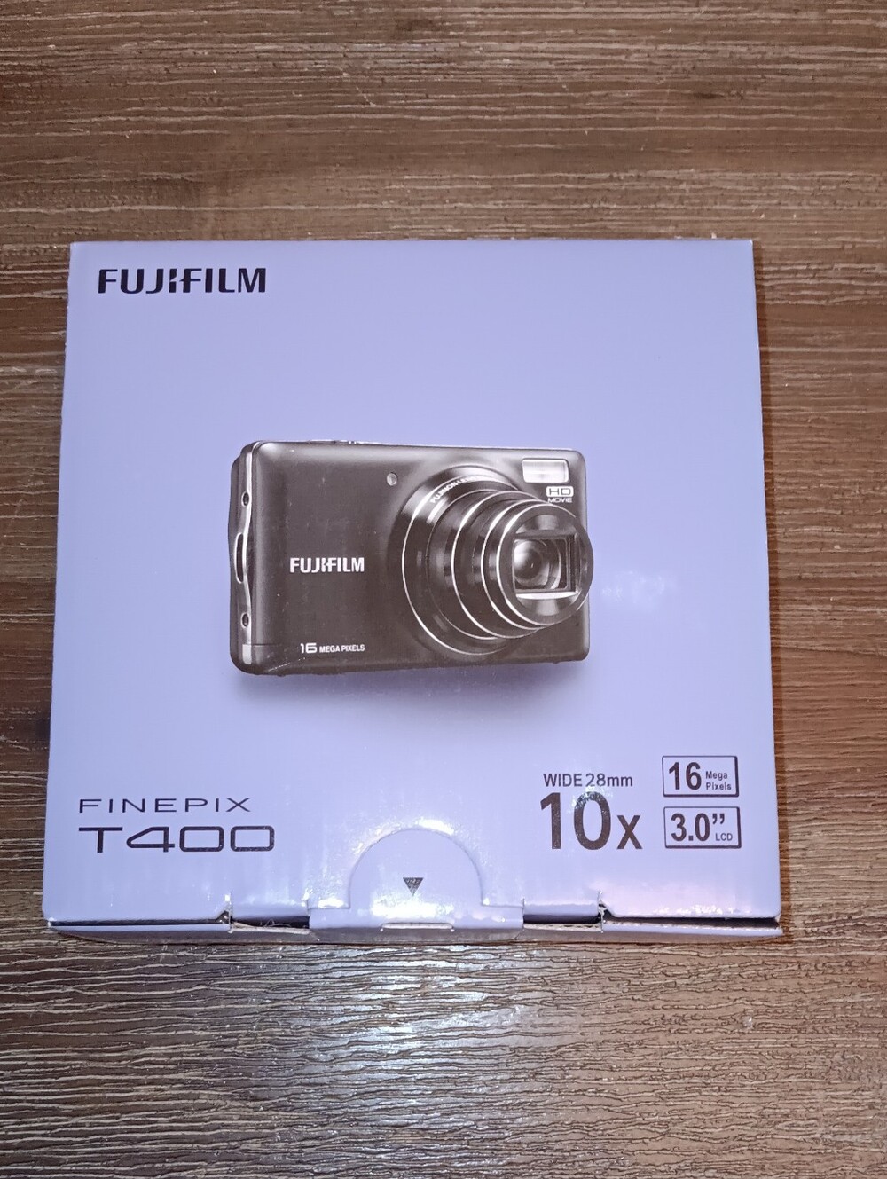 Fujifilm FinePix T400 Black Compact Point-and-Shoot Camera (Red)